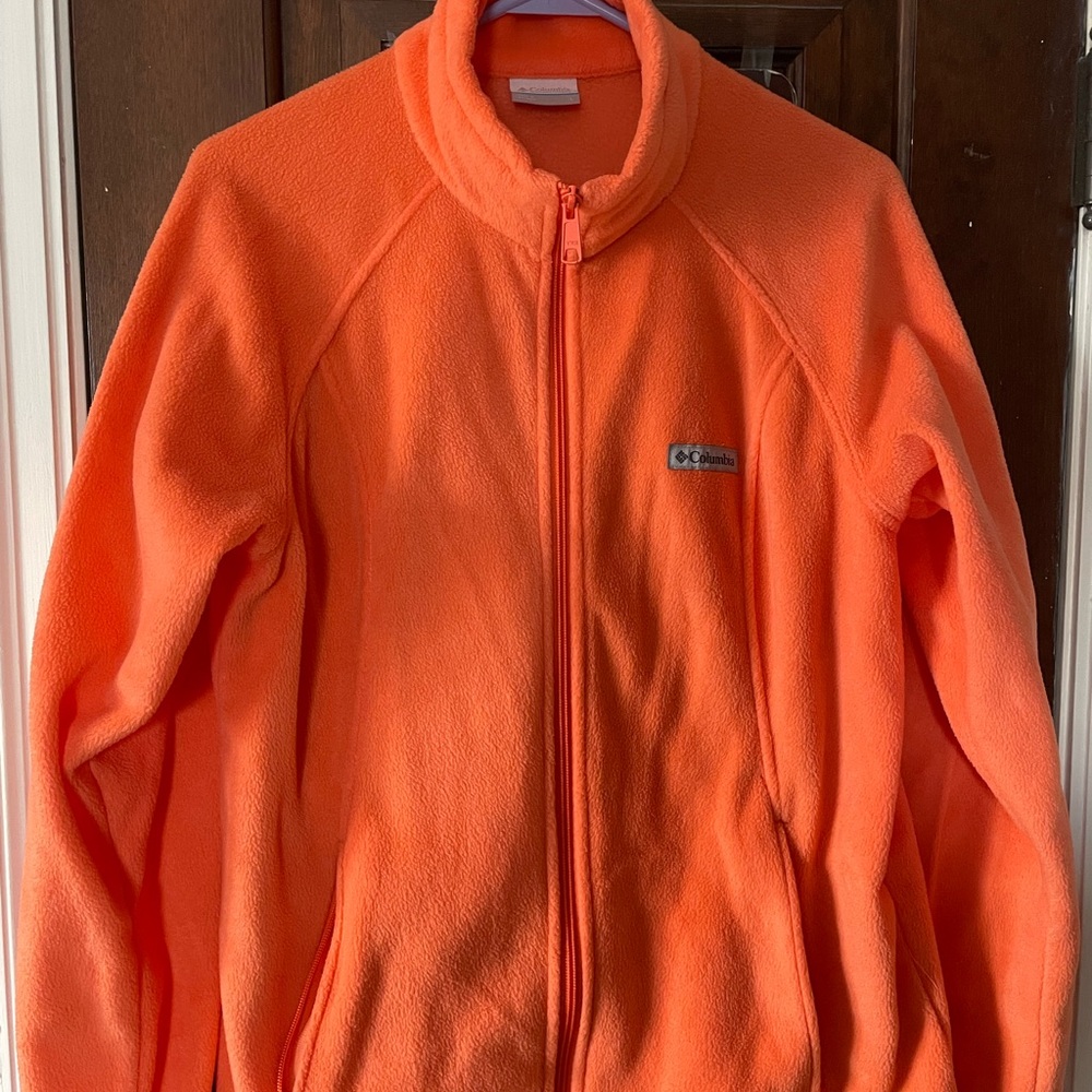 Columbia Orange Fleece Jacket